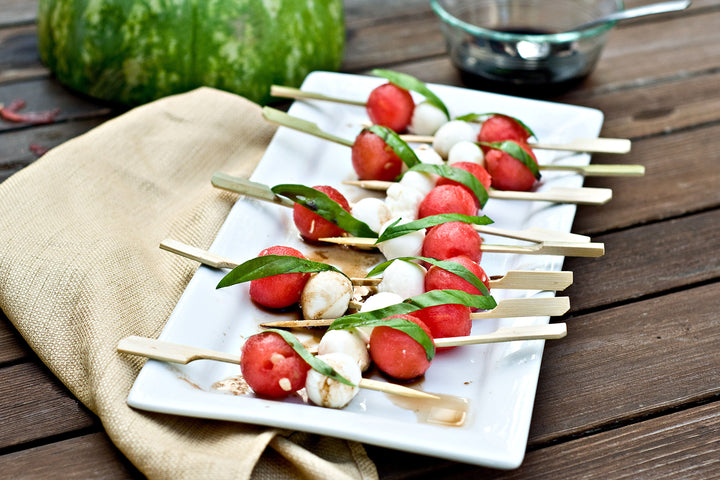 Caprese Skewers with Watermelon