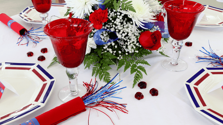 Memorial Day Tablescape: Honoring the Red, White, and Blue